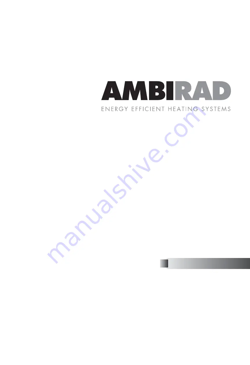 Ambirad AMBITEC PLUS Manual Download Page 1