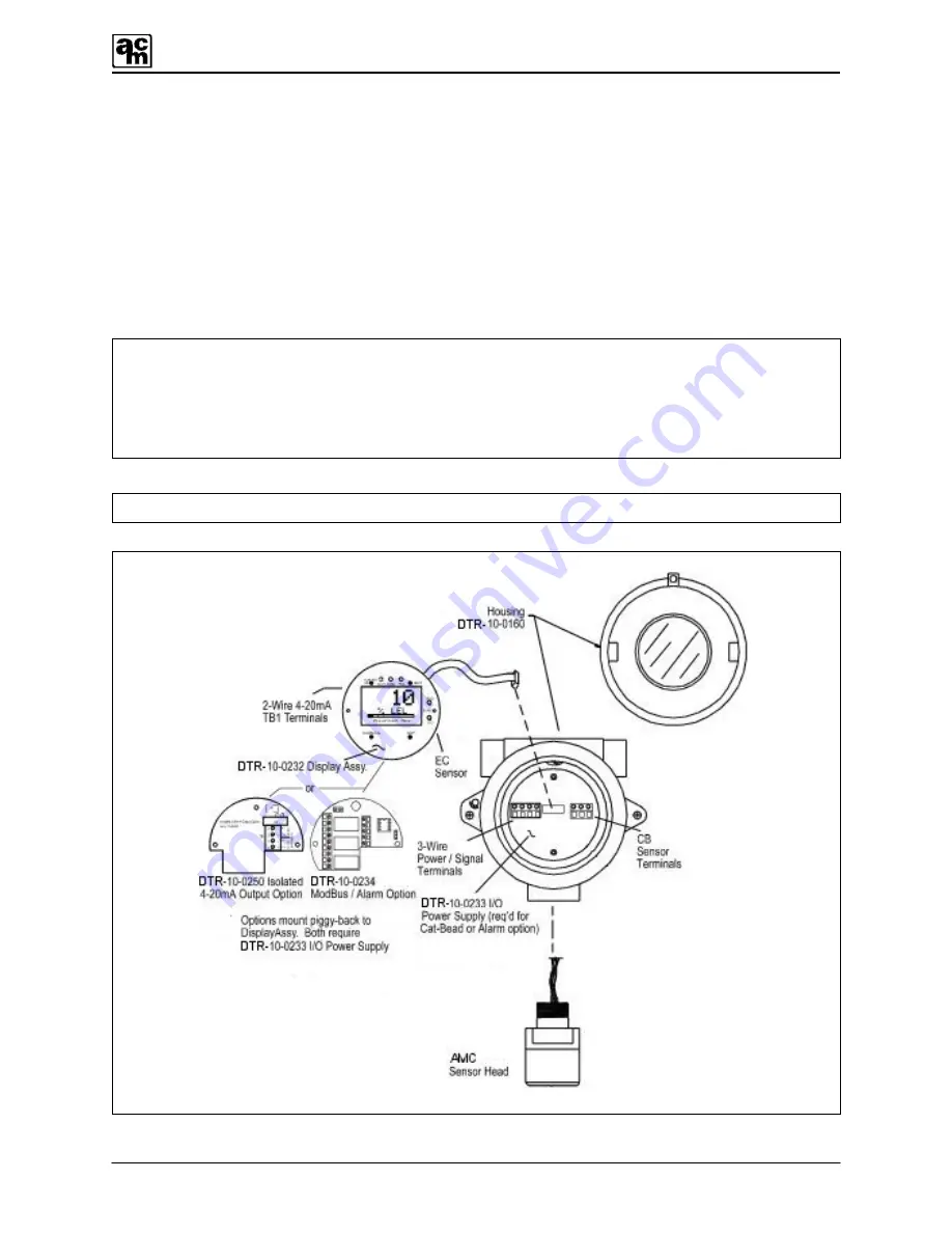 AMC AMC-DTR Installation And Operation Instructions Manual Download Page 12