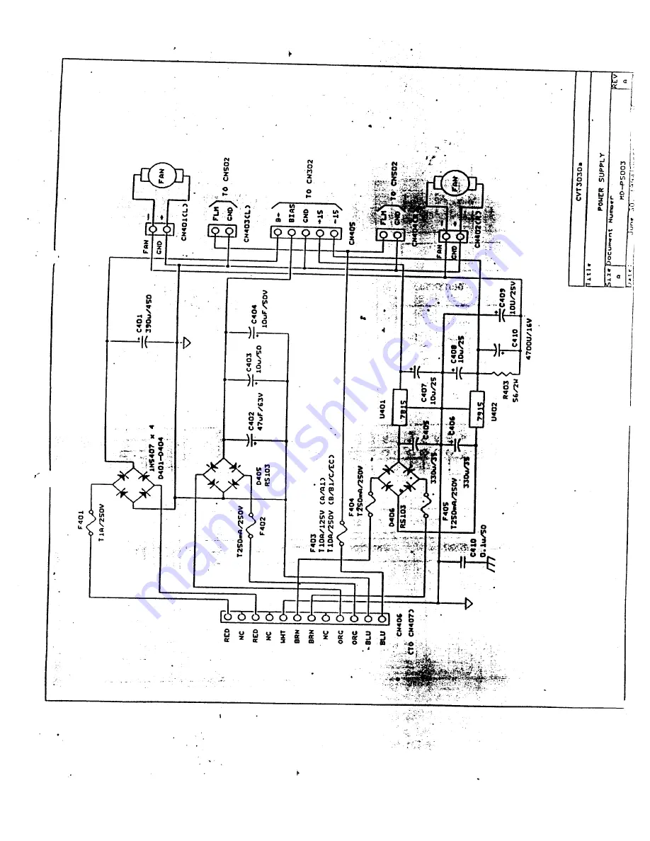 AMC CVT3030 Service Manual Download Page 11