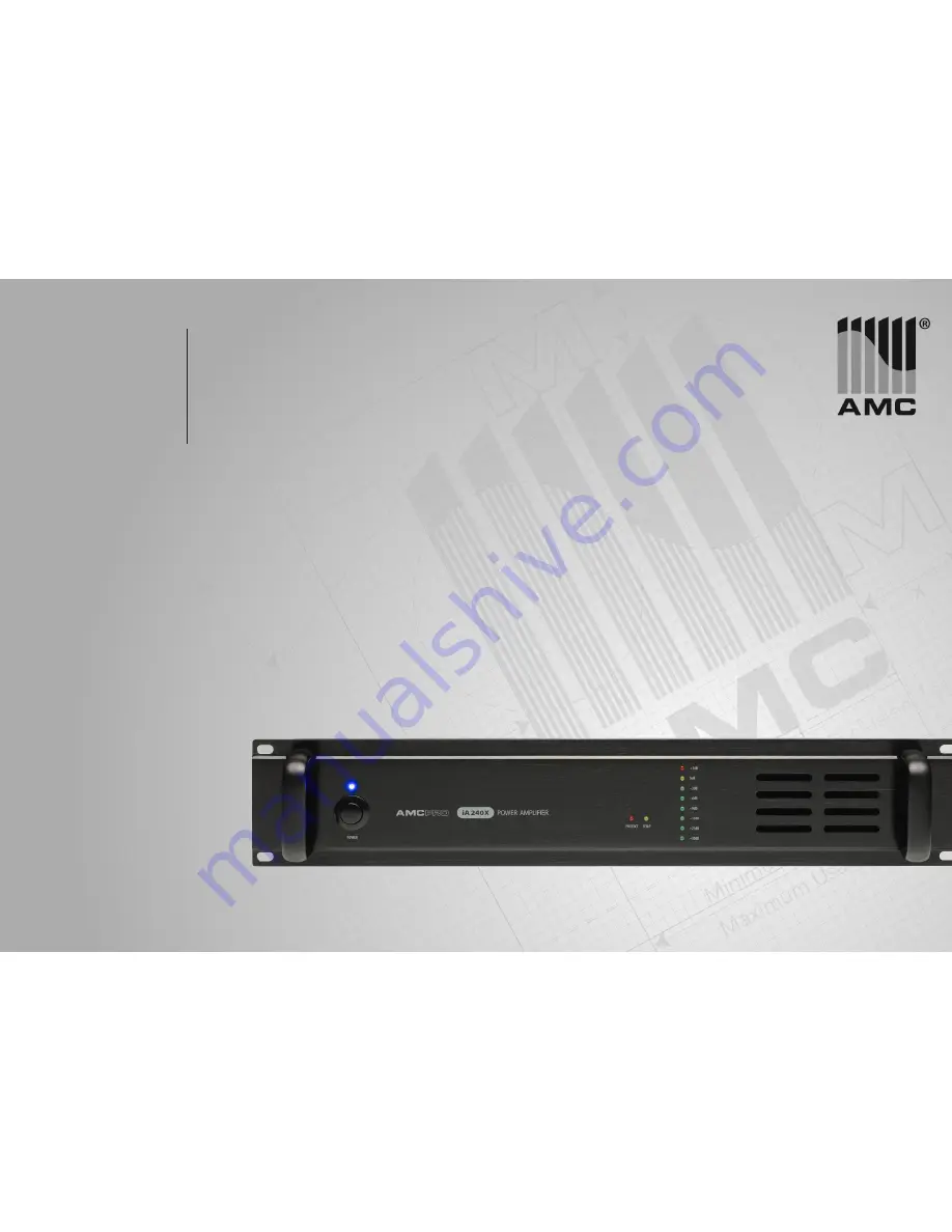 AMC iA240X User Manual Download Page 1