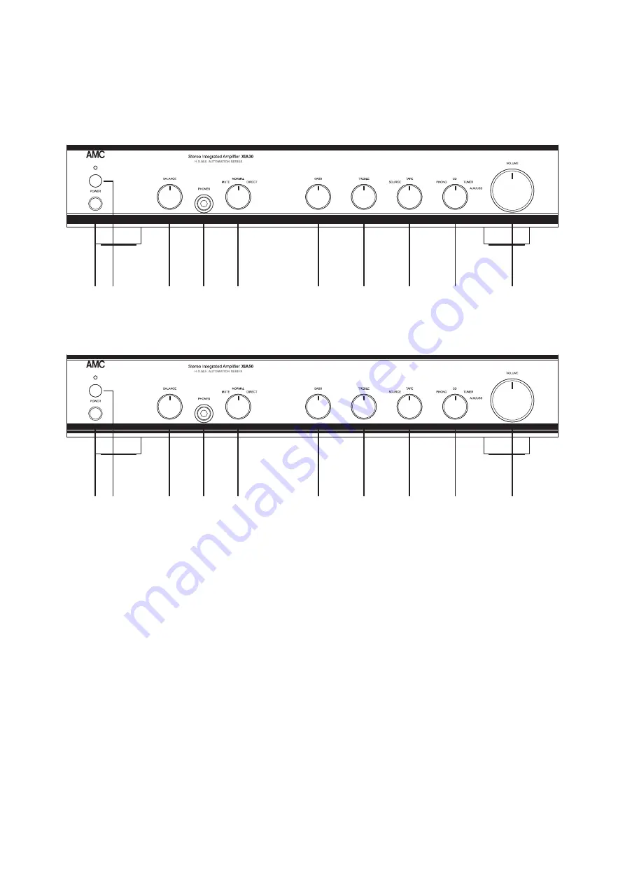 AMC XIA30t Instructions For Installation And Operation Manual Download Page 6