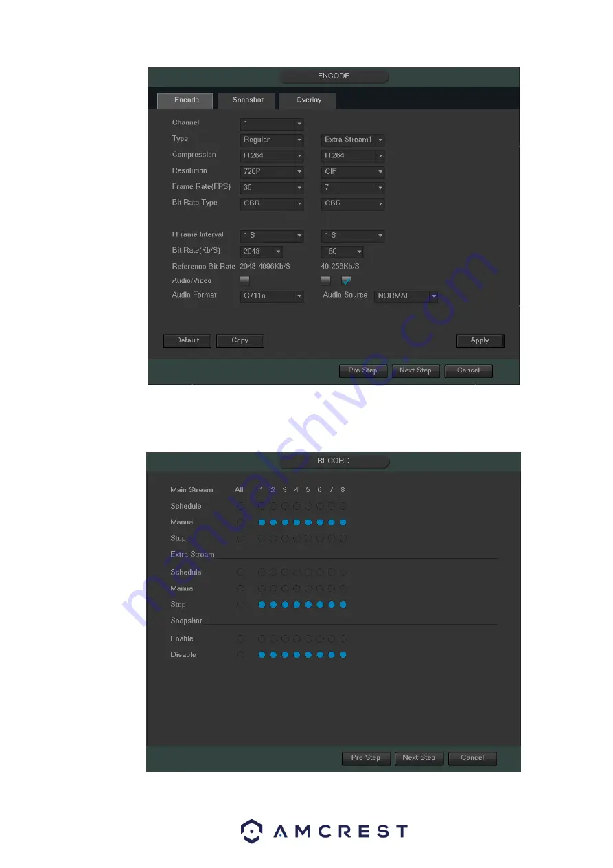 Amcrest General 1080P(V2) Mini 1U Series User Manual Download Page 36