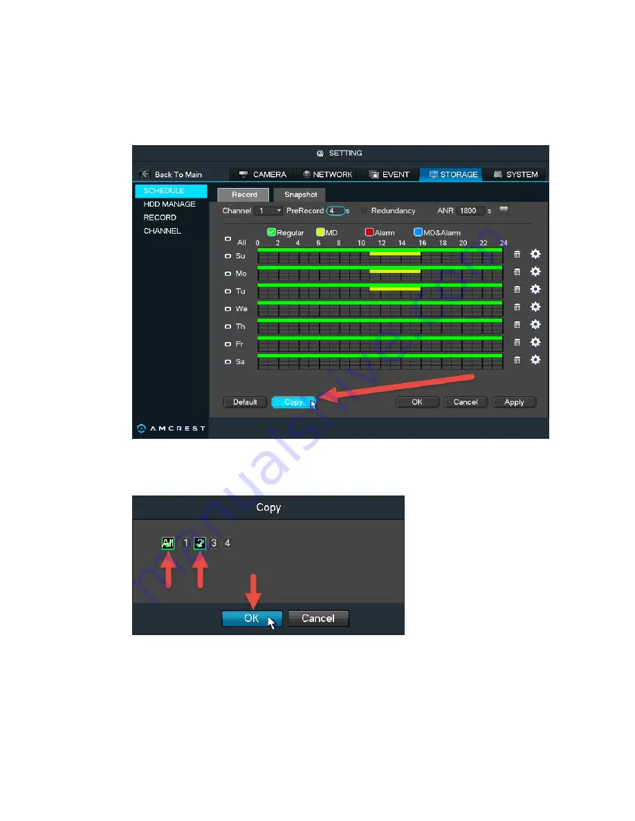 Amcrest NVR11H Series Скачать руководство пользователя страница 33