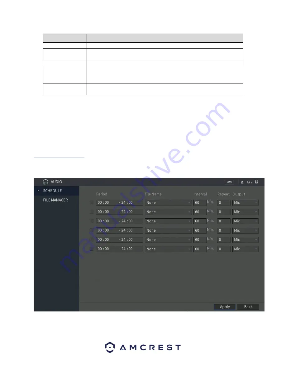 Amcrest XVR/H5 User Manual Download Page 69