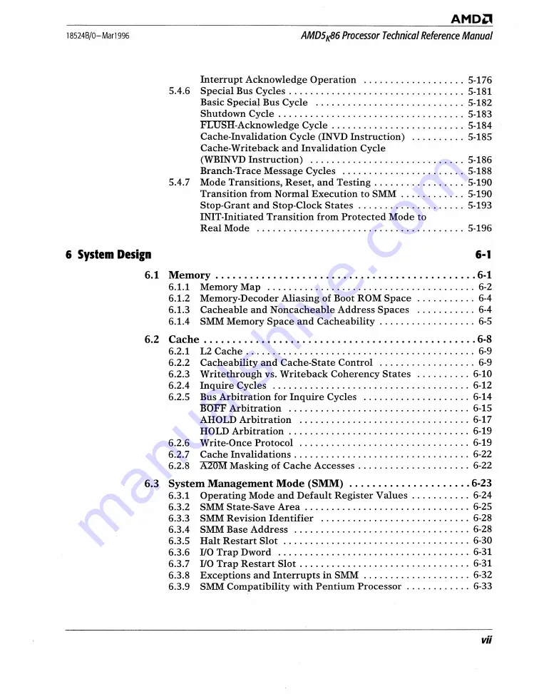 AMD AMD5K86 Technical Reference Download Page 8