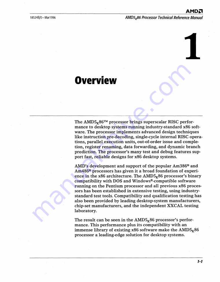 AMD AMD5K86 Technical Reference Download Page 22