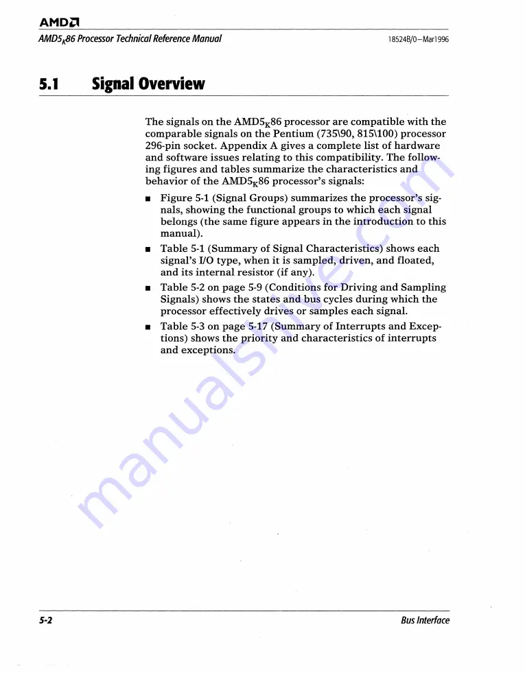 AMD AMD5K86 Technical Reference Download Page 121