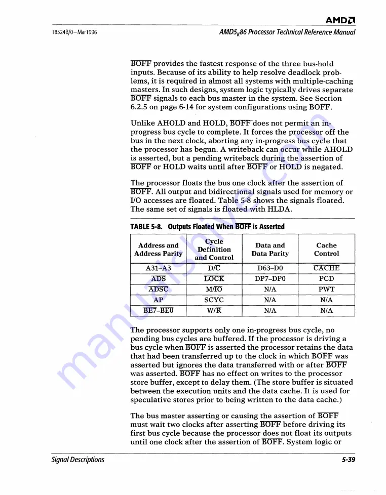 AMD AMD5K86 Technical Reference Download Page 158