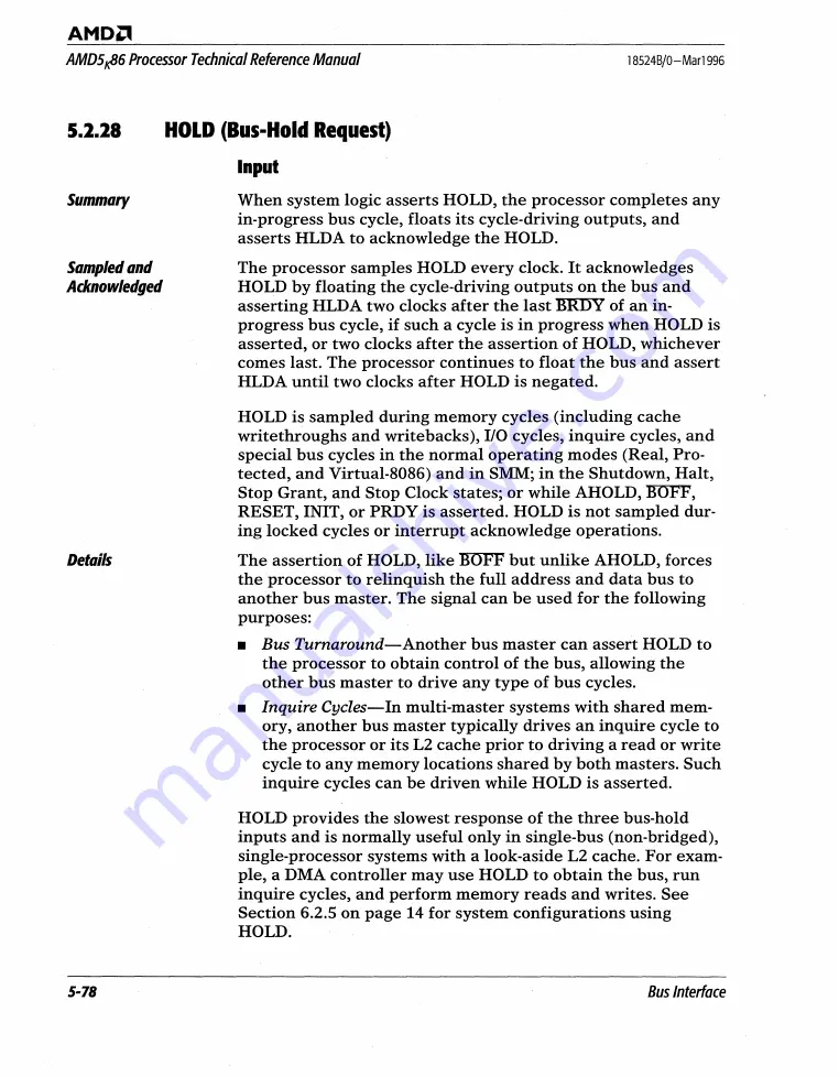 AMD AMD5K86 Technical Reference Download Page 197