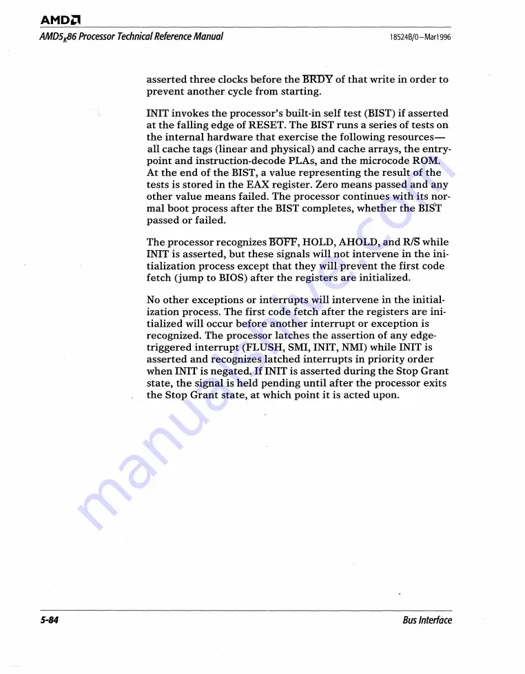 AMD AMD5K86 Technical Reference Download Page 203