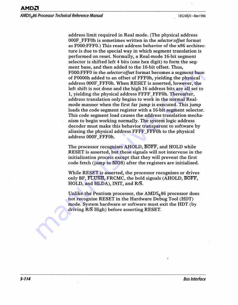 AMD AMD5K86 Technical Reference Download Page 233