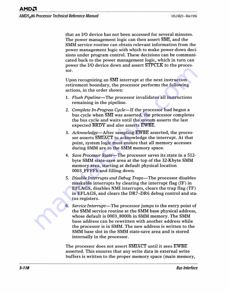 AMD AMD5K86 Technical Reference Download Page 237