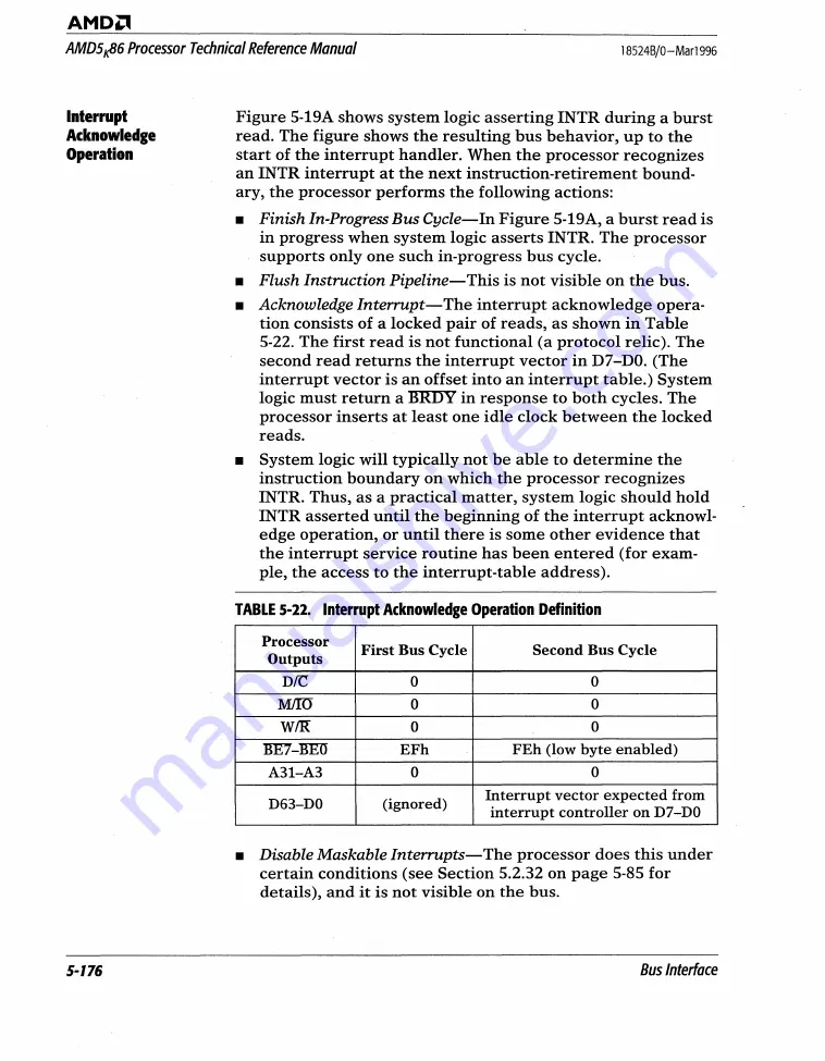 AMD AMD5K86 Technical Reference Download Page 295