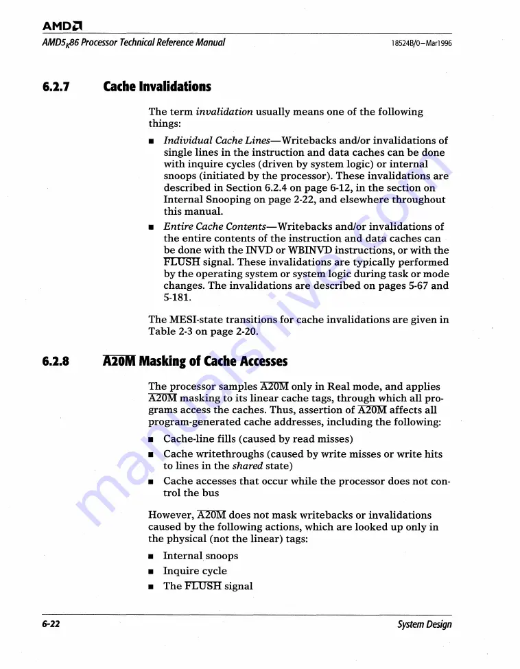 AMD AMD5K86 Technical Reference Download Page 339