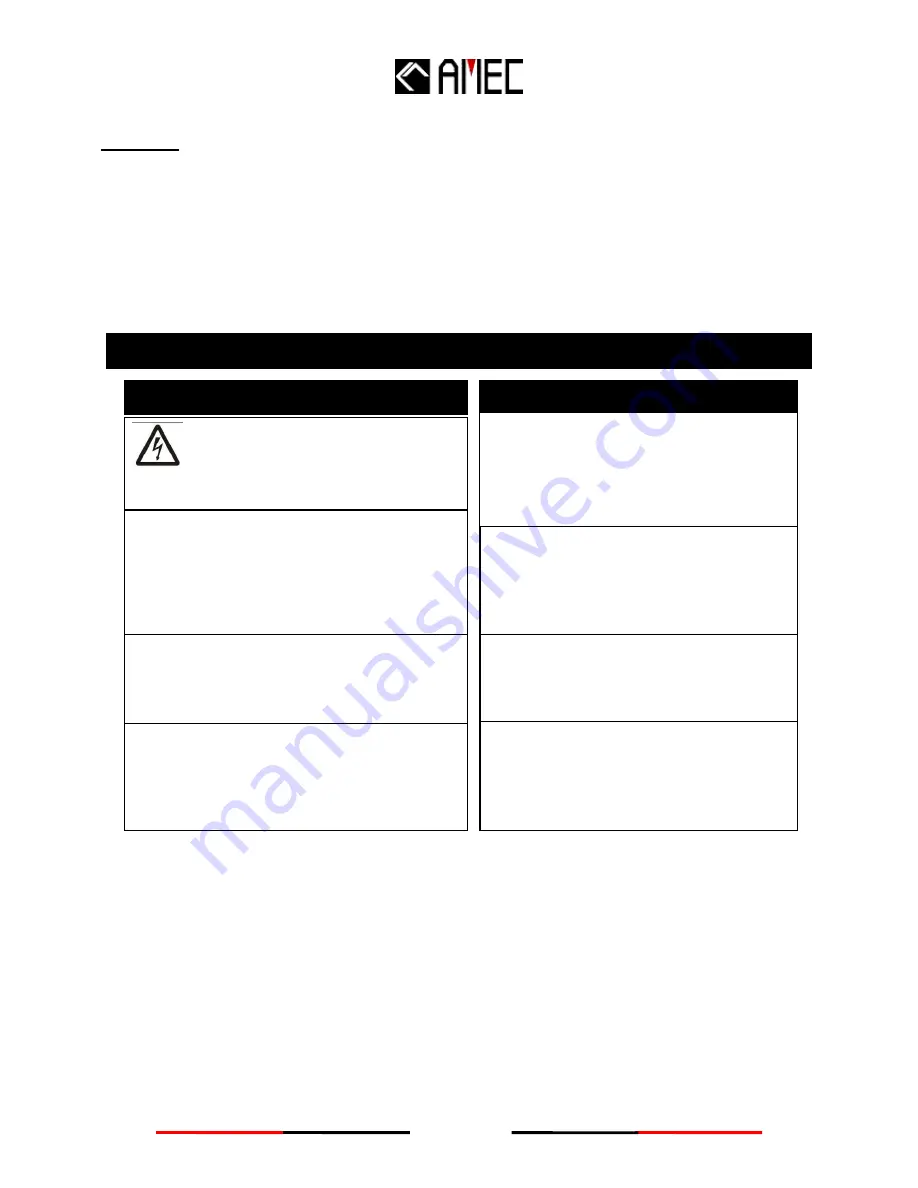 AMEC CUBO-160 Manual Download Page 3