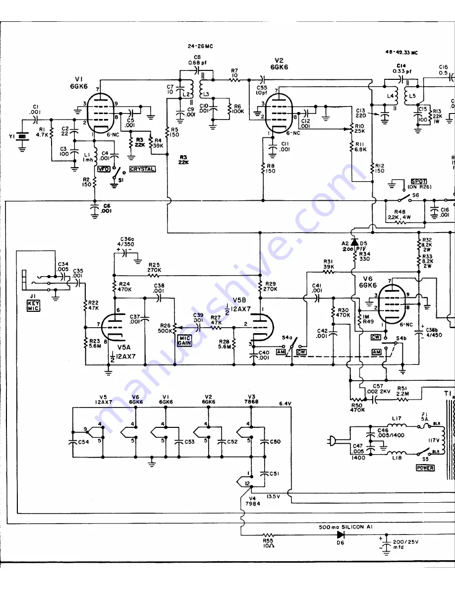 Ameco TX-62 Operating Instructions Manual Download Page 8