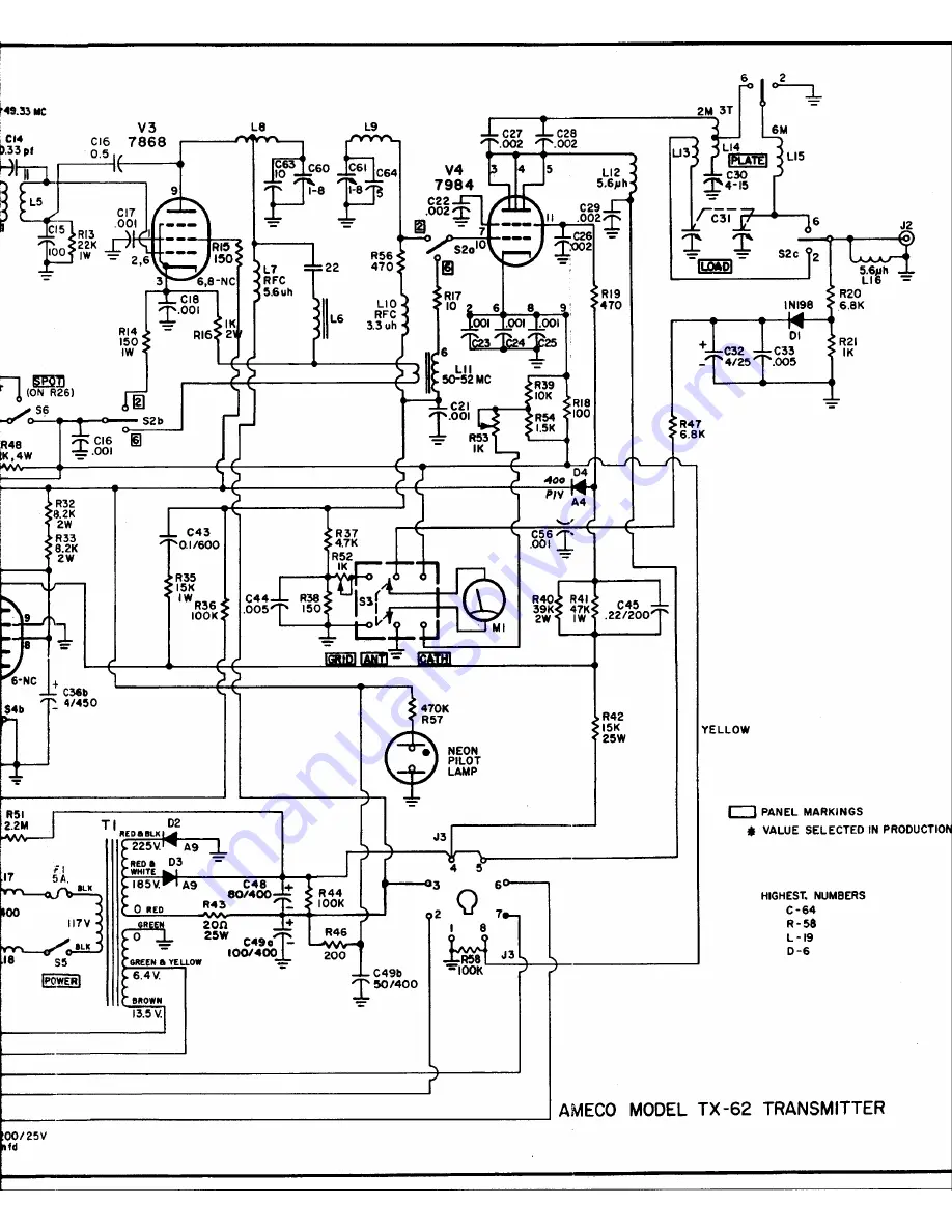 Ameco TX-62 Скачать руководство пользователя страница 9