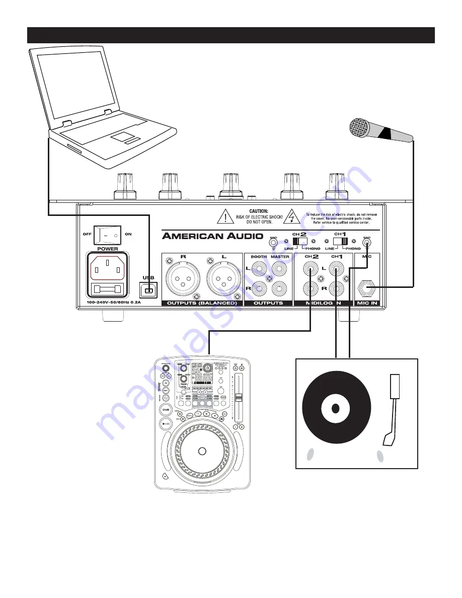 American Audio MIDILOG 10MXR Скачать руководство пользователя страница 16