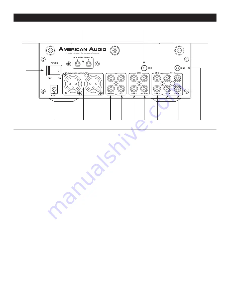 American Audio Q-D6 Manual Download Page 10