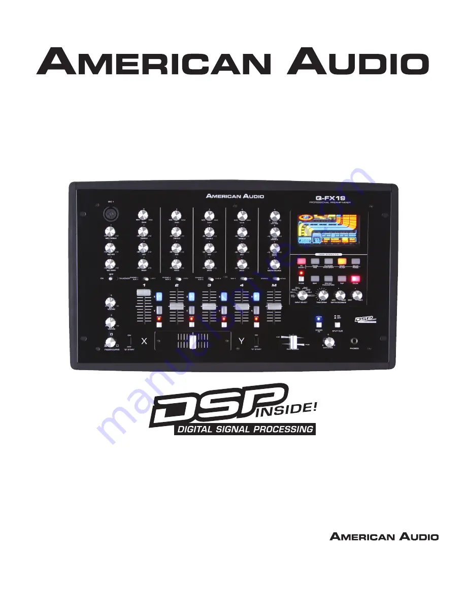 American Audio Q-FX19 Скачать руководство пользователя страница 1