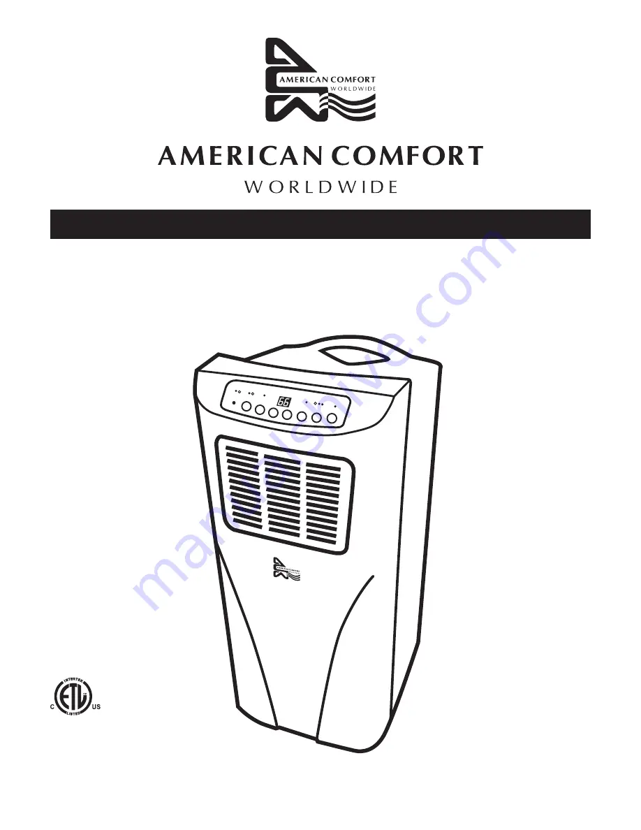 American Comfort Worldwide ACW200 Owner'S Manual Download Page 15