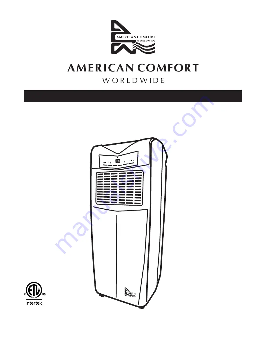 American Comfort Worldwide ACW300 Скачать руководство пользователя страница 1