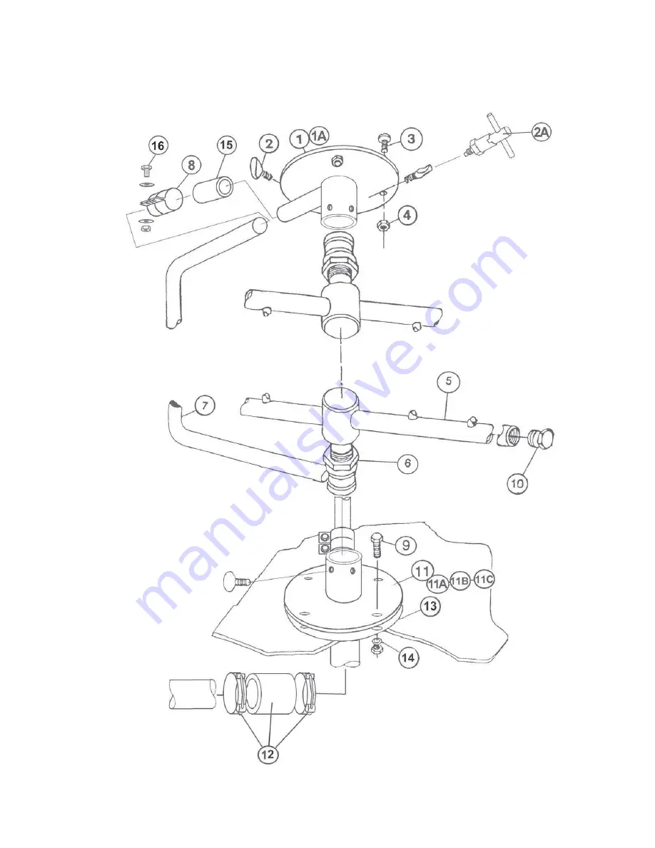 American Dish Service 5-CD LF Parts Manual Download Page 6