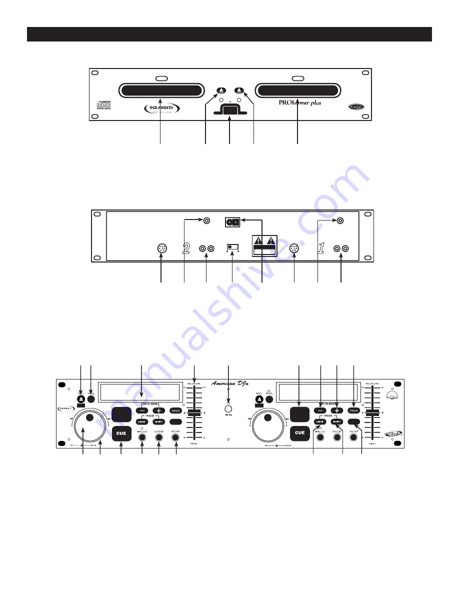 American DJ Audio DCD PRO 250 Instruction Manual Download Page 7