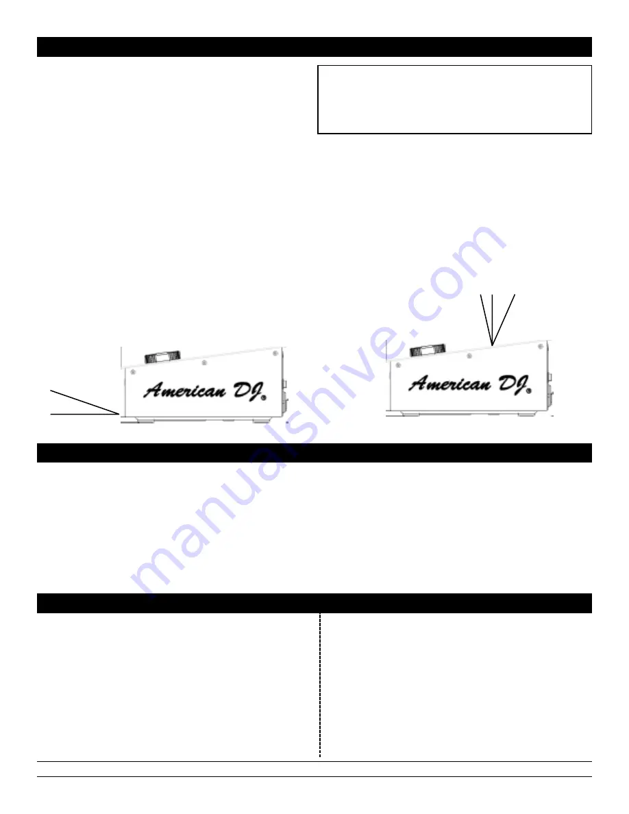 American DJ PRO-DJ1 Manual Download Page 6