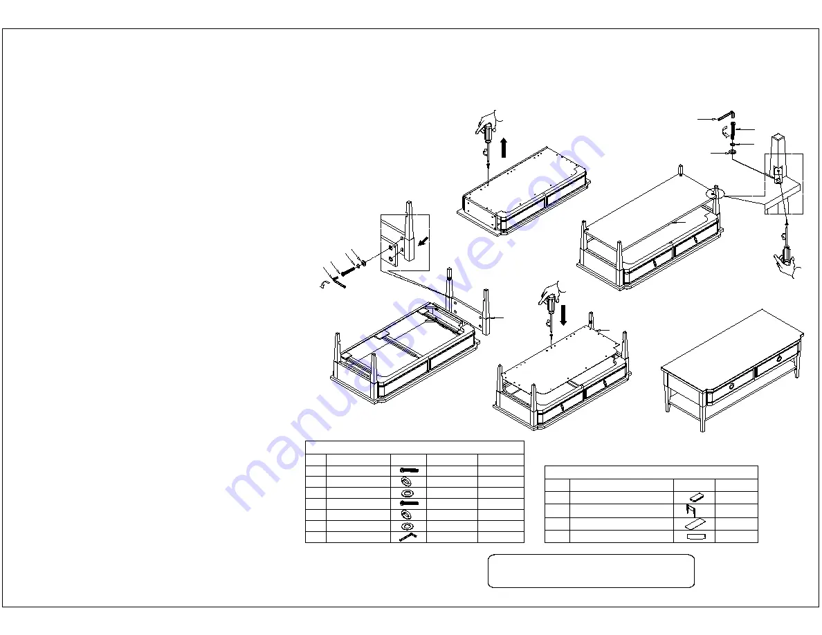 American Drew 848-020 Assembly Instructions Manual Download Page 21