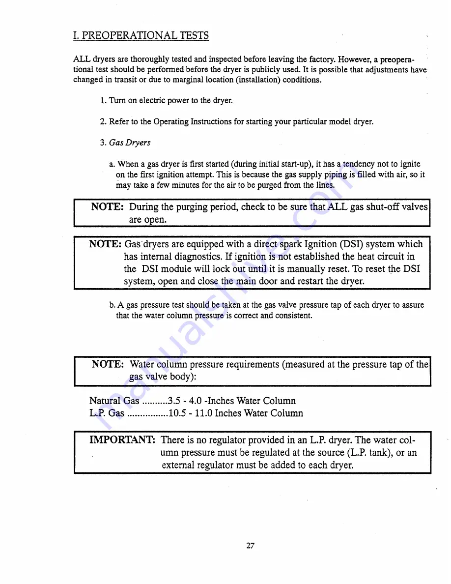 American Dryer Corp. AD-385 Installation & Operator'S Manual Download Page 31