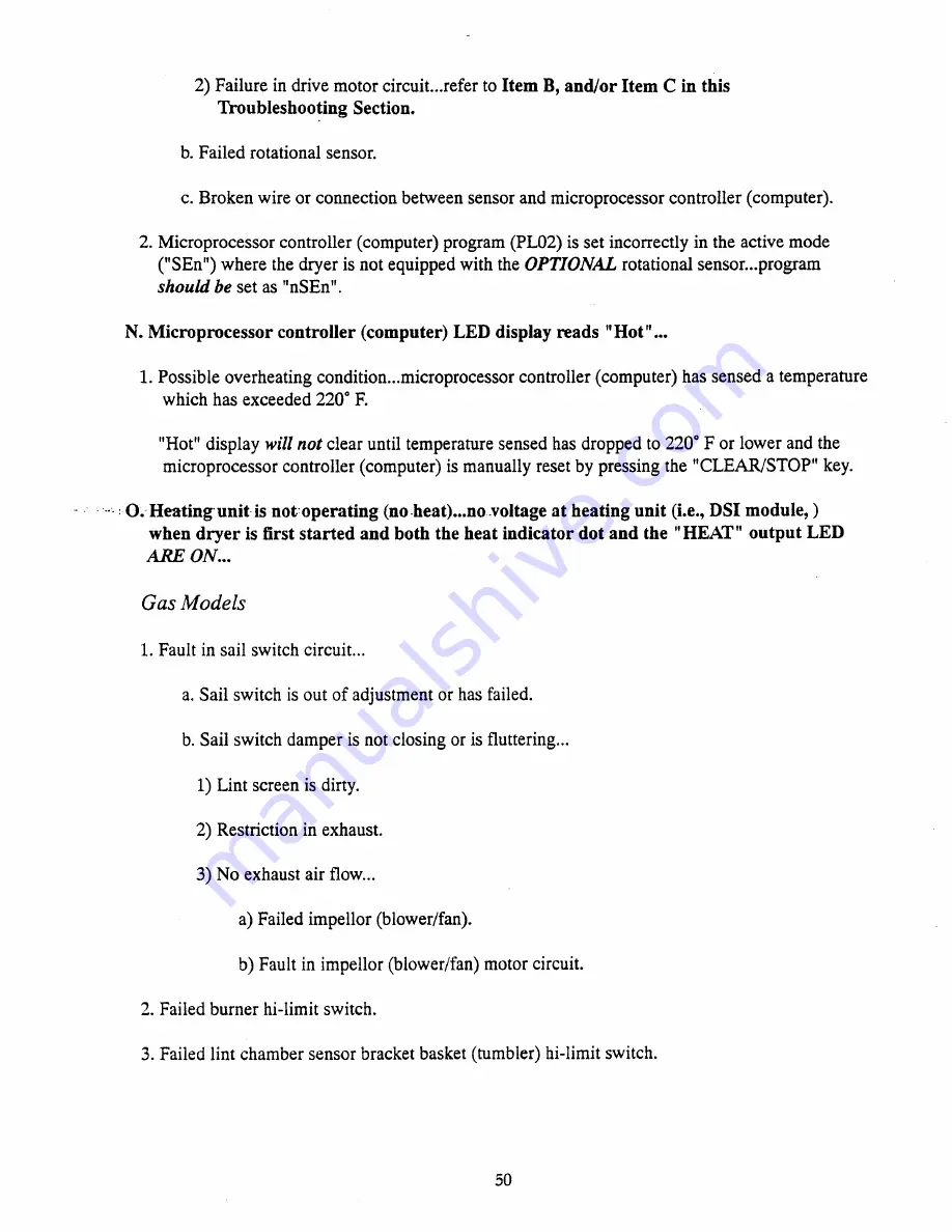 American Dryer Corp. AD-385 Installation & Operator'S Manual Download Page 54