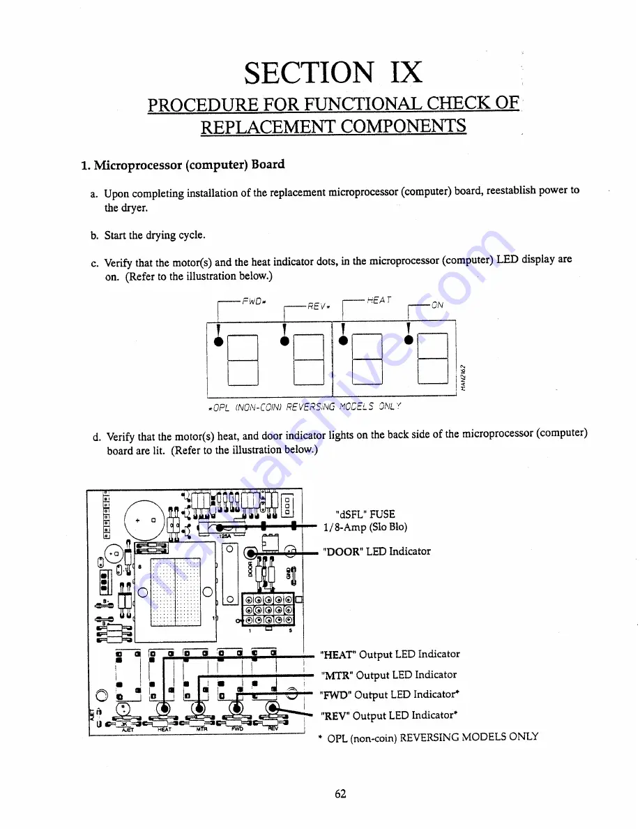 American Dryer Corp. AD-385 Installation & Operator'S Manual Download Page 66