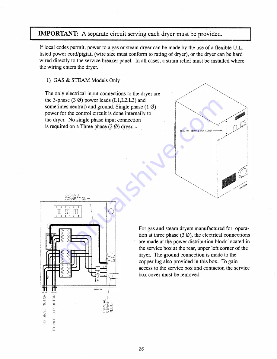 American Dryer Corp. AD-75T Installation & Operator'S Manual Download Page 30