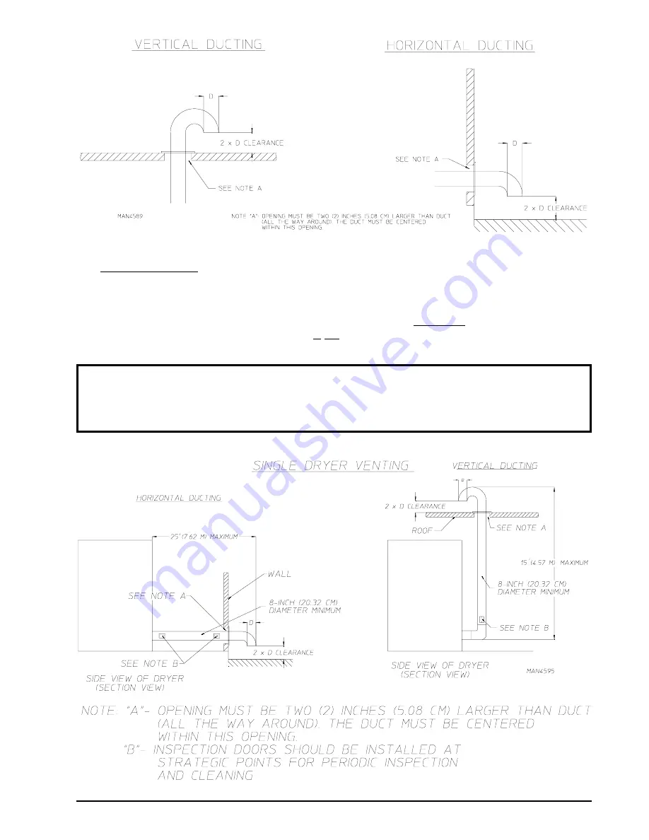 American Dryer Corp. ML-758 Installation Manual Download Page 17