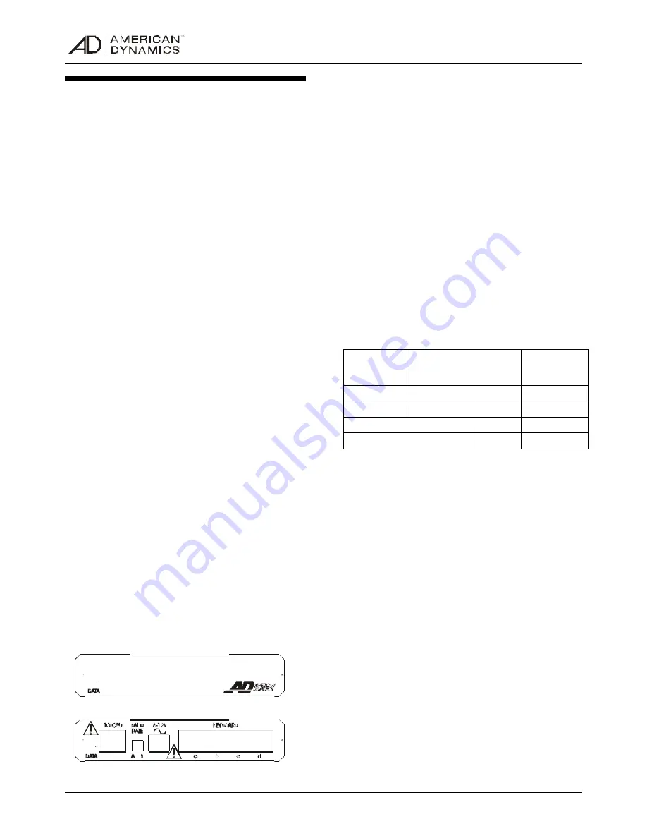 American Dynamics AD2081 Скачать руководство пользователя страница 13