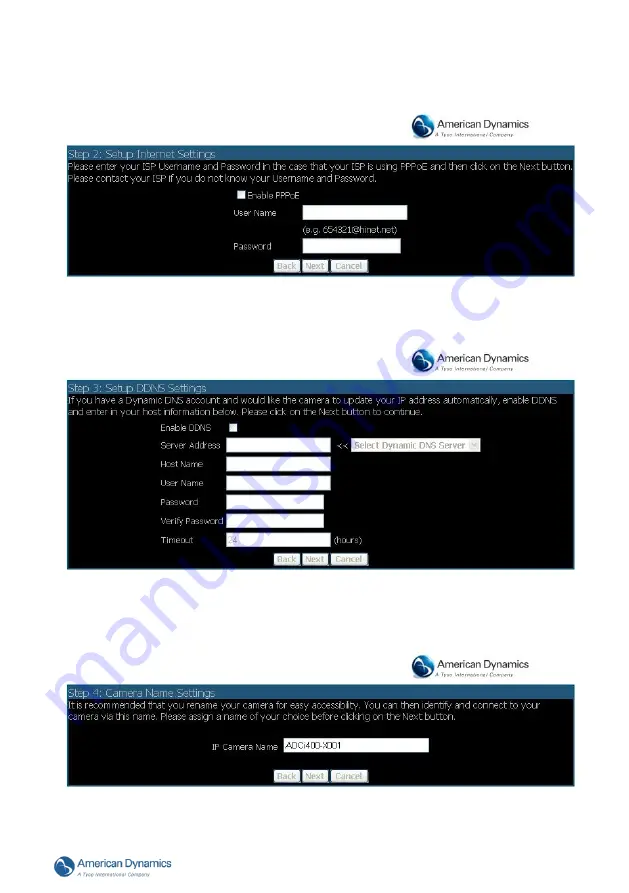 American Dynamics ADCi400 Series Installation & Operation Manual Download Page 45