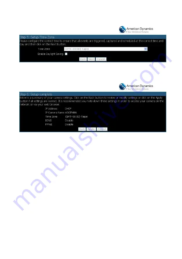 American Dynamics ADCi400 Series Installation & Operation Manual Download Page 46