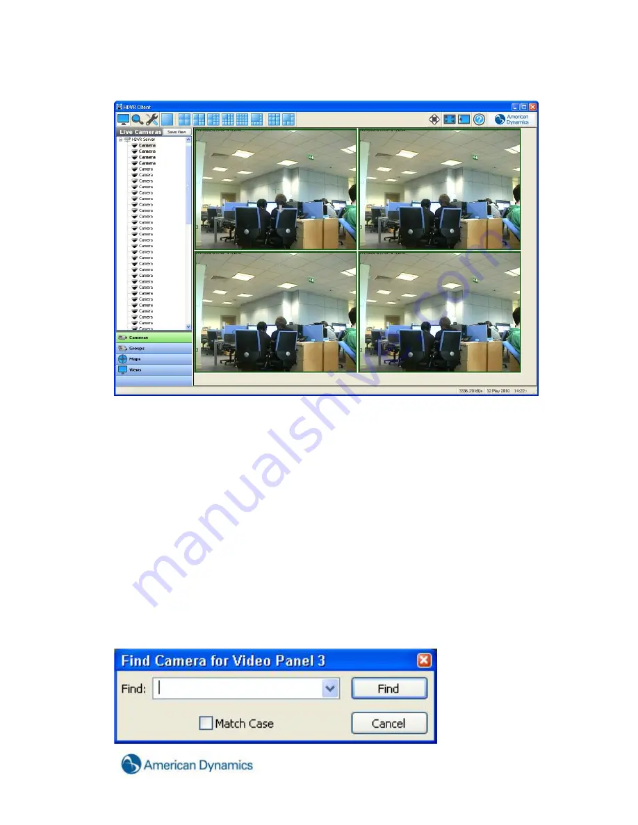 American Dynamics Hybrid Digital Video Recorder User Manual Download Page 35