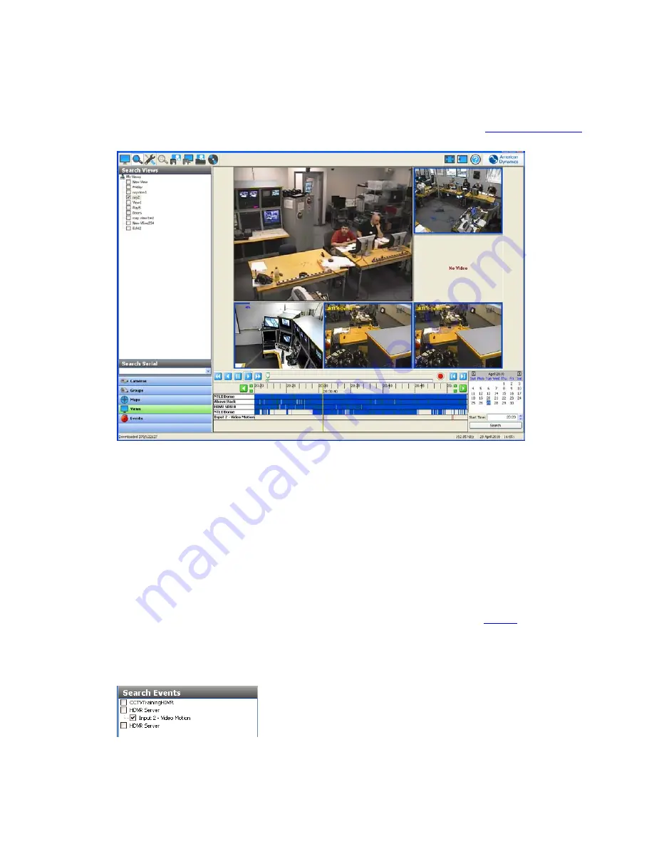 American Dynamics Hybrid Digital Video Recorder User Manual Download Page 64