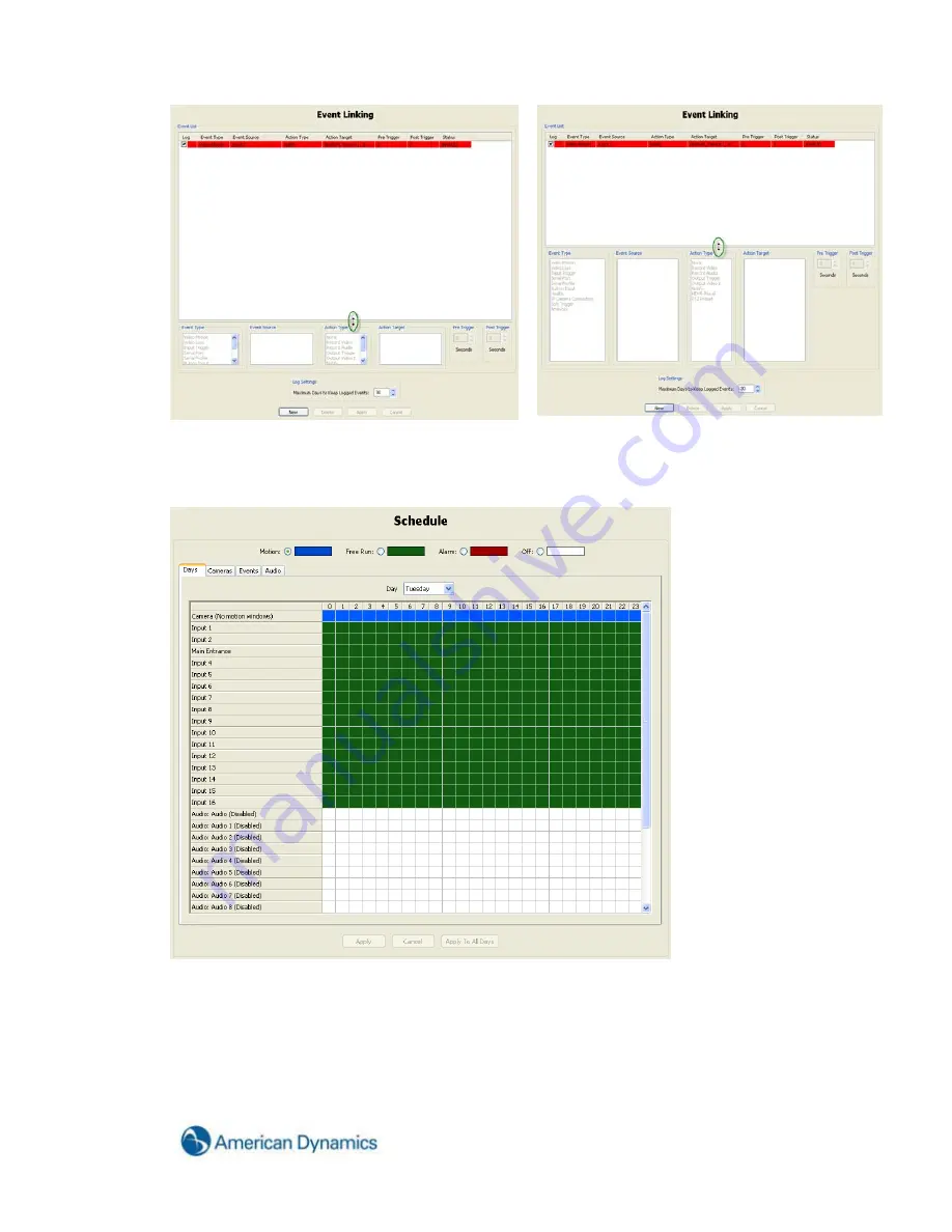 American Dynamics Hybrid Digital Video Recorder User Manual Download Page 137