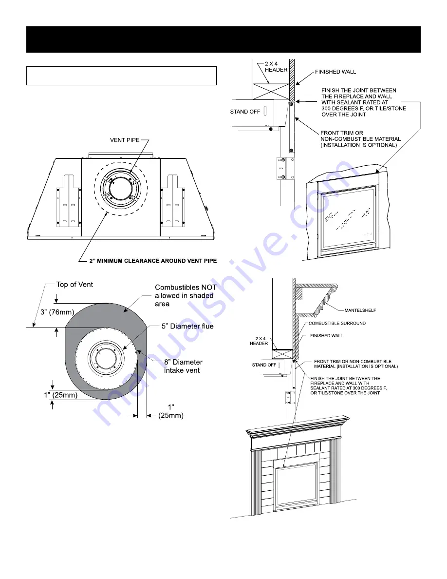 American Hearth ADVCX36FP91N-1 Installation Instructions And Owner'S Manual Download Page 16