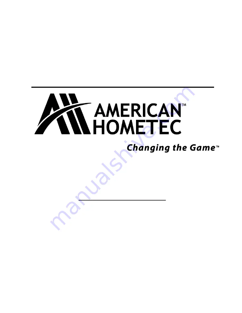 American Hometec AHQ-B03X Installation And Operation Manual Download Page 33