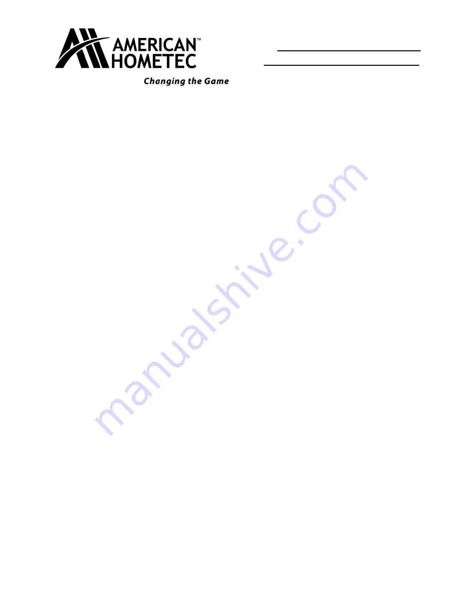 American Hometec AHQ-B03X Installation And Operation Manual Download Page 35