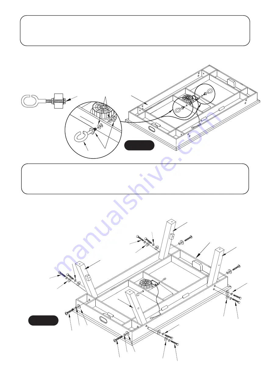 American Legend 72'' BROOKDALE AIR HOCKEY TABLE AL1005W/F Assembly Instructions Manual Download Page 5