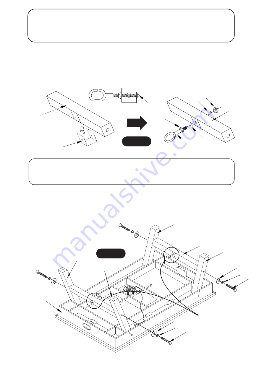 American Legend 72'' BROOKDALE AIR HOCKEY TABLE AL1005W/F Assembly Instructions Manual Download Page 6