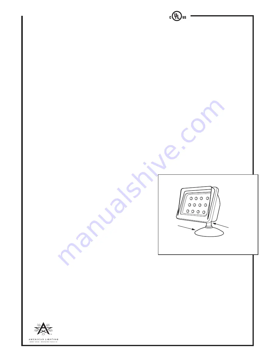 American Lighting AL-1H-XX Installation Instructions Download Page 2