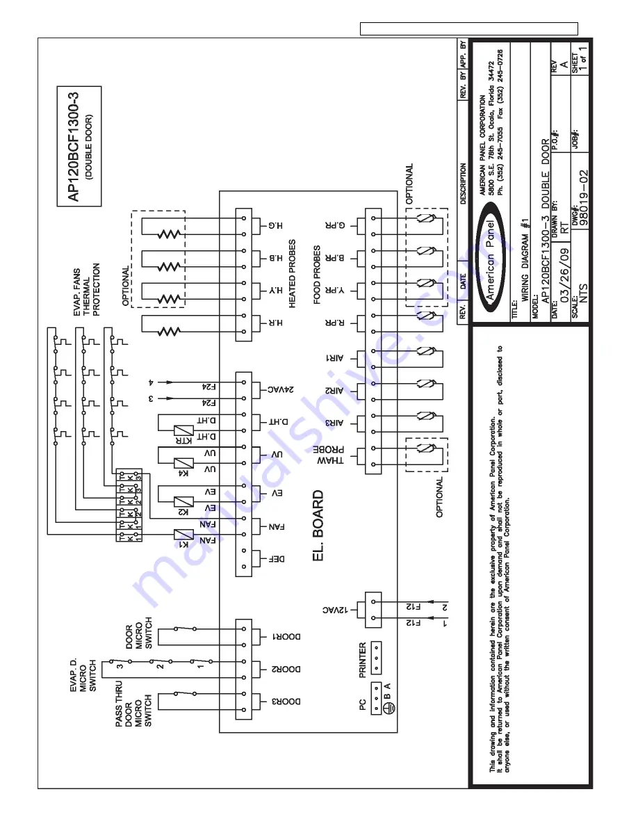 American Panel HURRICHILL AP120BC1000-3 User Manual Download Page 41