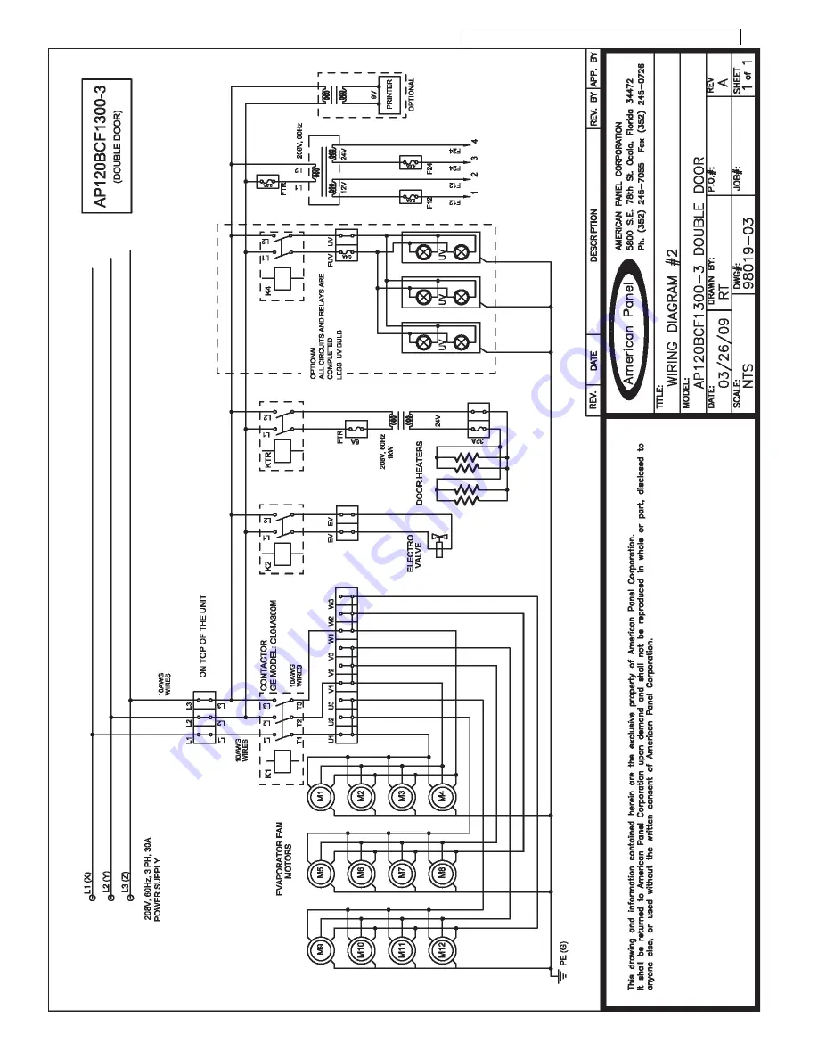 American Panel HURRICHILL AP120BC1000-3 User Manual Download Page 42