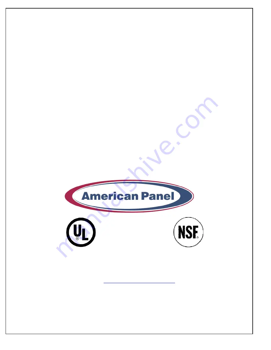 American Panel Walk-in Monitoring System 200 Owner'S Manual Download Page 2